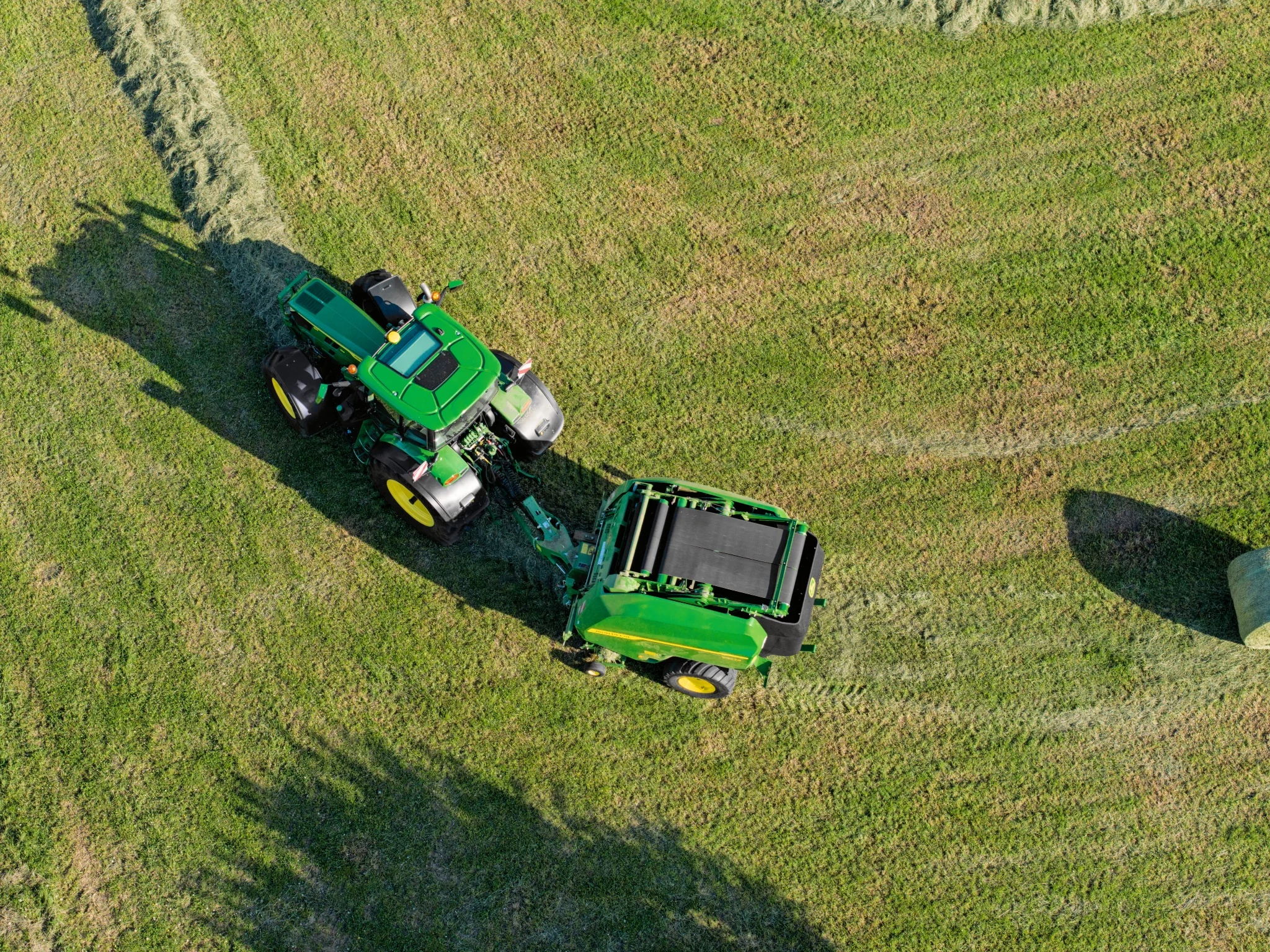 Μοντέλο χορτοδετικού στον αγρό - Επάνω όψη