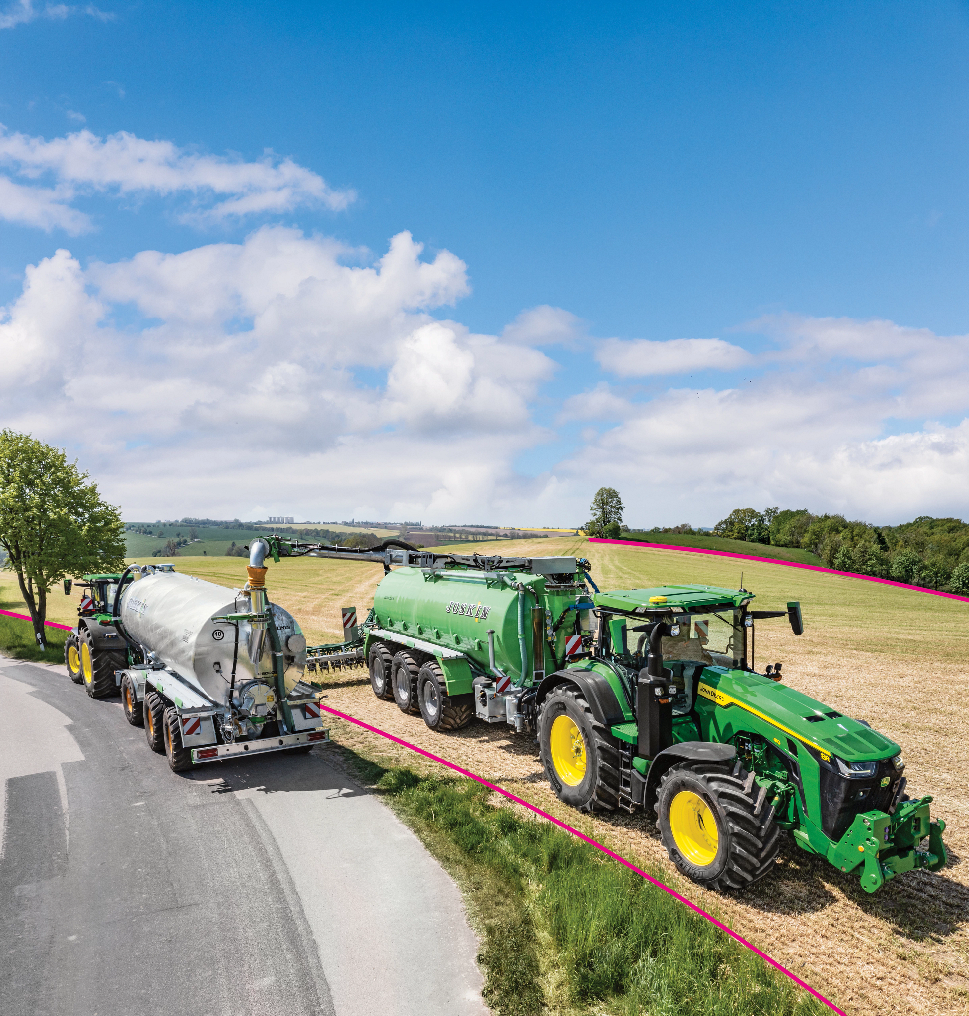 Τρακτέρ σειράς 8R στον αγρό