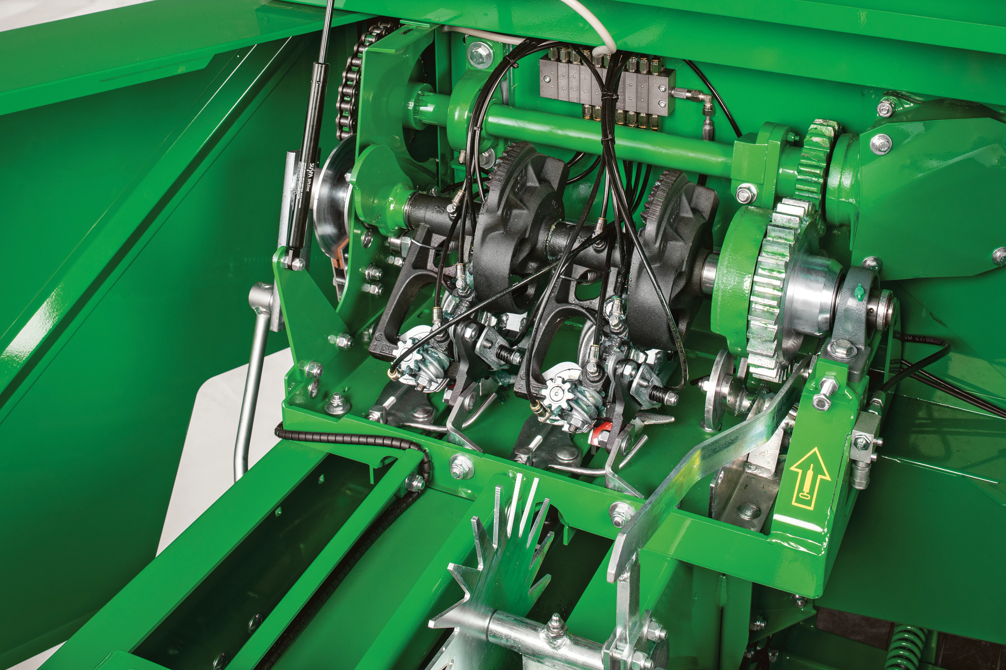 S200 Μικρός δετικός μηχανισμός χορτοδετικού - Πίσω όψη