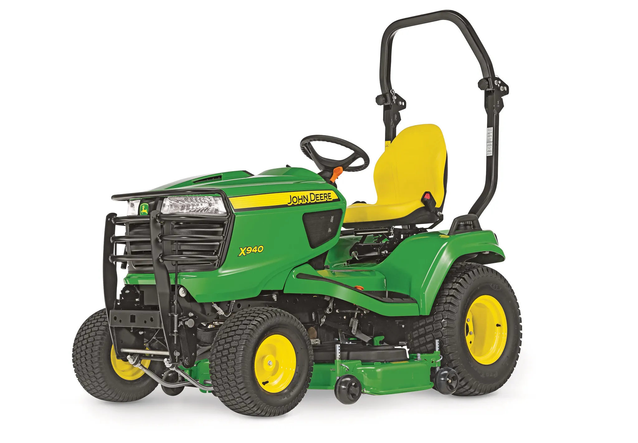 Χορτοκοπτικά μηχανήματα με κάθισμα X940 - Μπροστινή αριστερή όψη