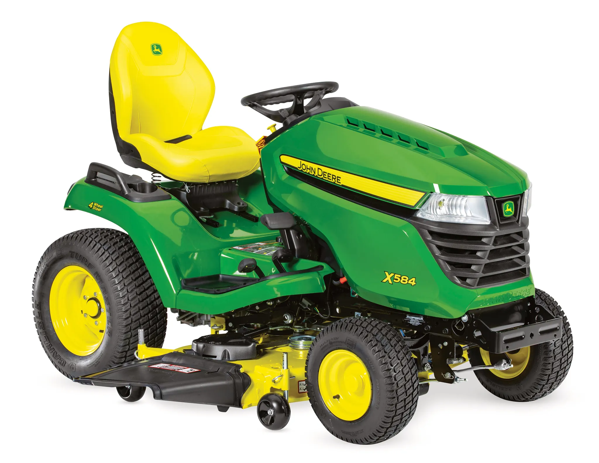 X584 Χορτοκοπτικά μηχανήματα με κάθισμα δεξιά μπροστά