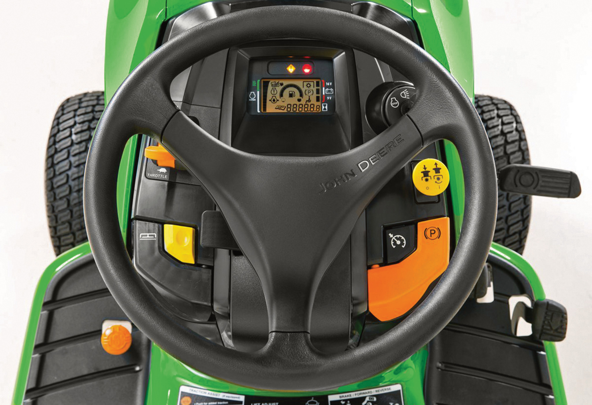 Κοντινό πλάνο τιμονιού στη σειρά X500