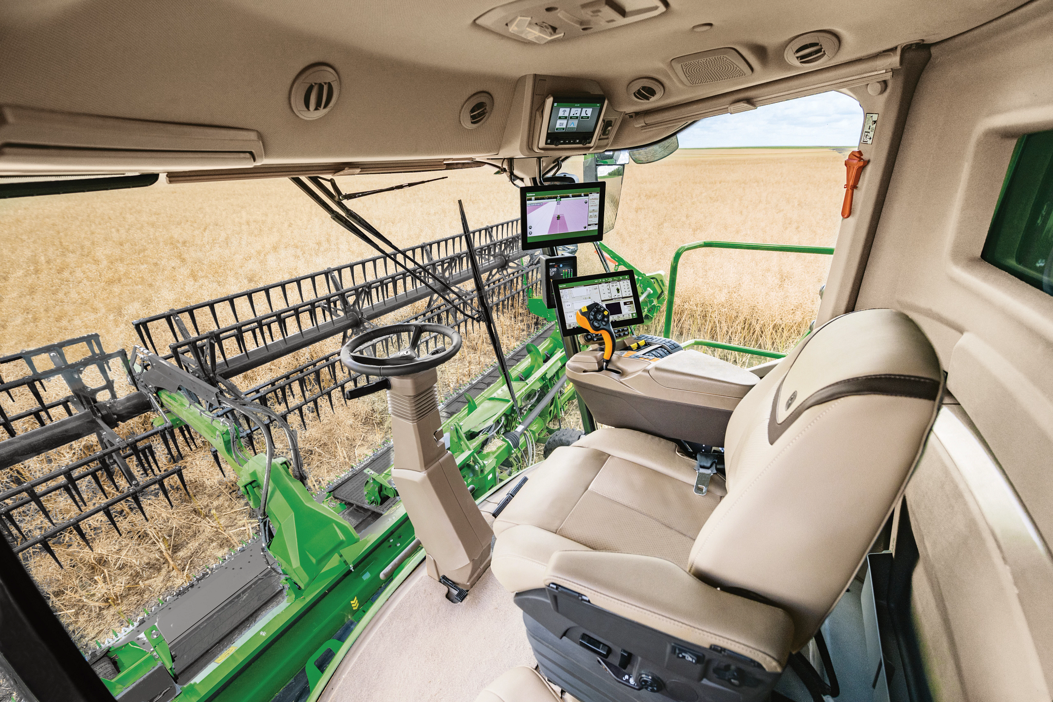 Premium τεχνολογία καμπίνας θεριζοαλωνιστικών S7