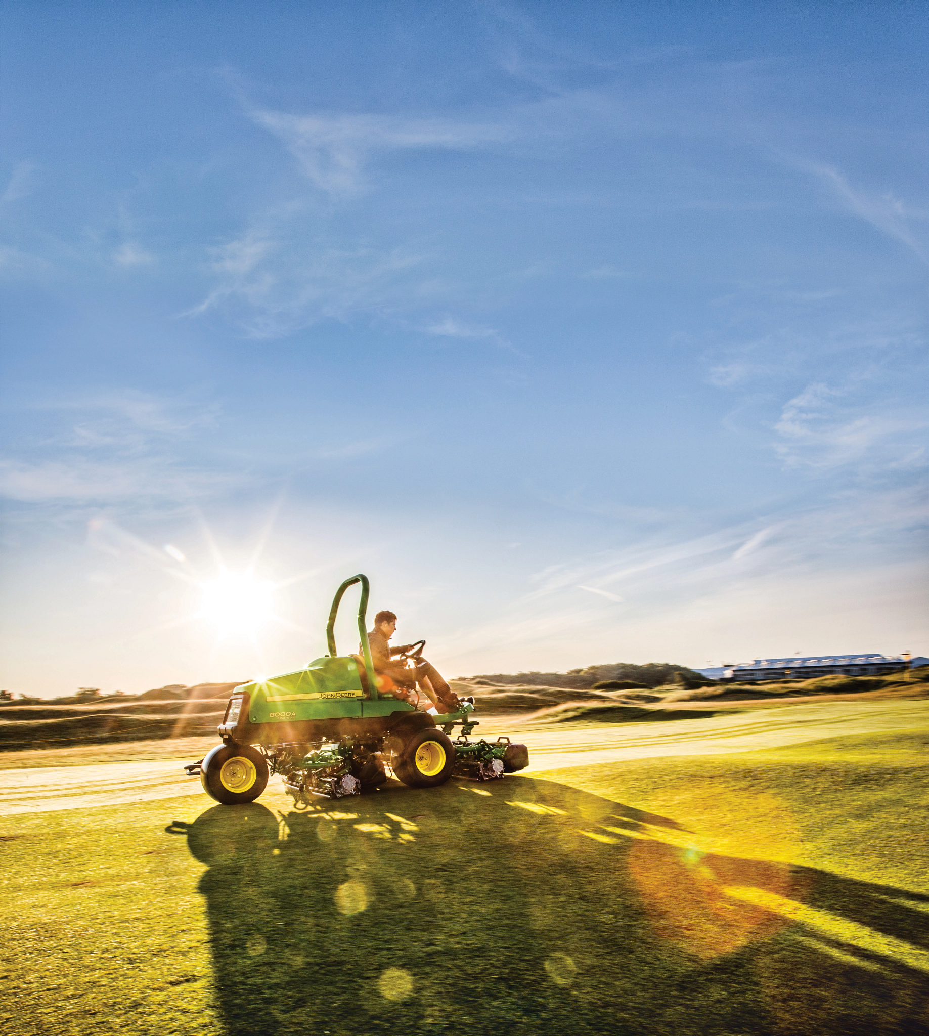 Υβριδικό χλοοκοπτικό γυπέδων γκολφ 8000A E-Cut