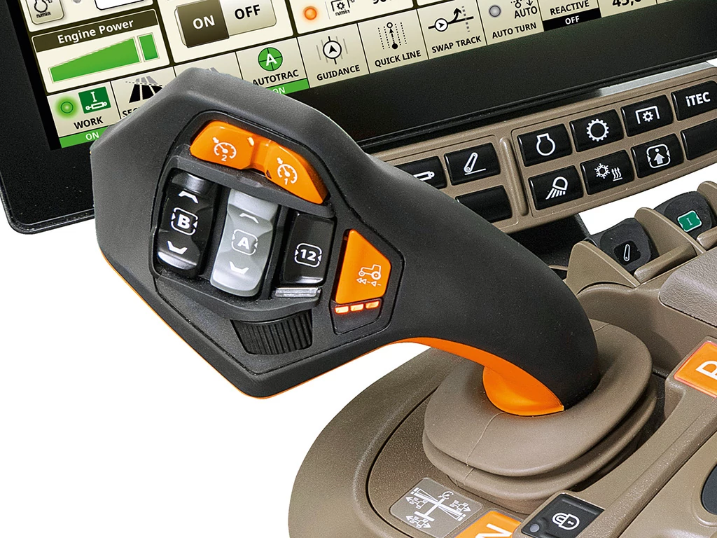 Κοντινή λήψη μοχλού CommandPRO της σειράς 7R, στο στούντιο