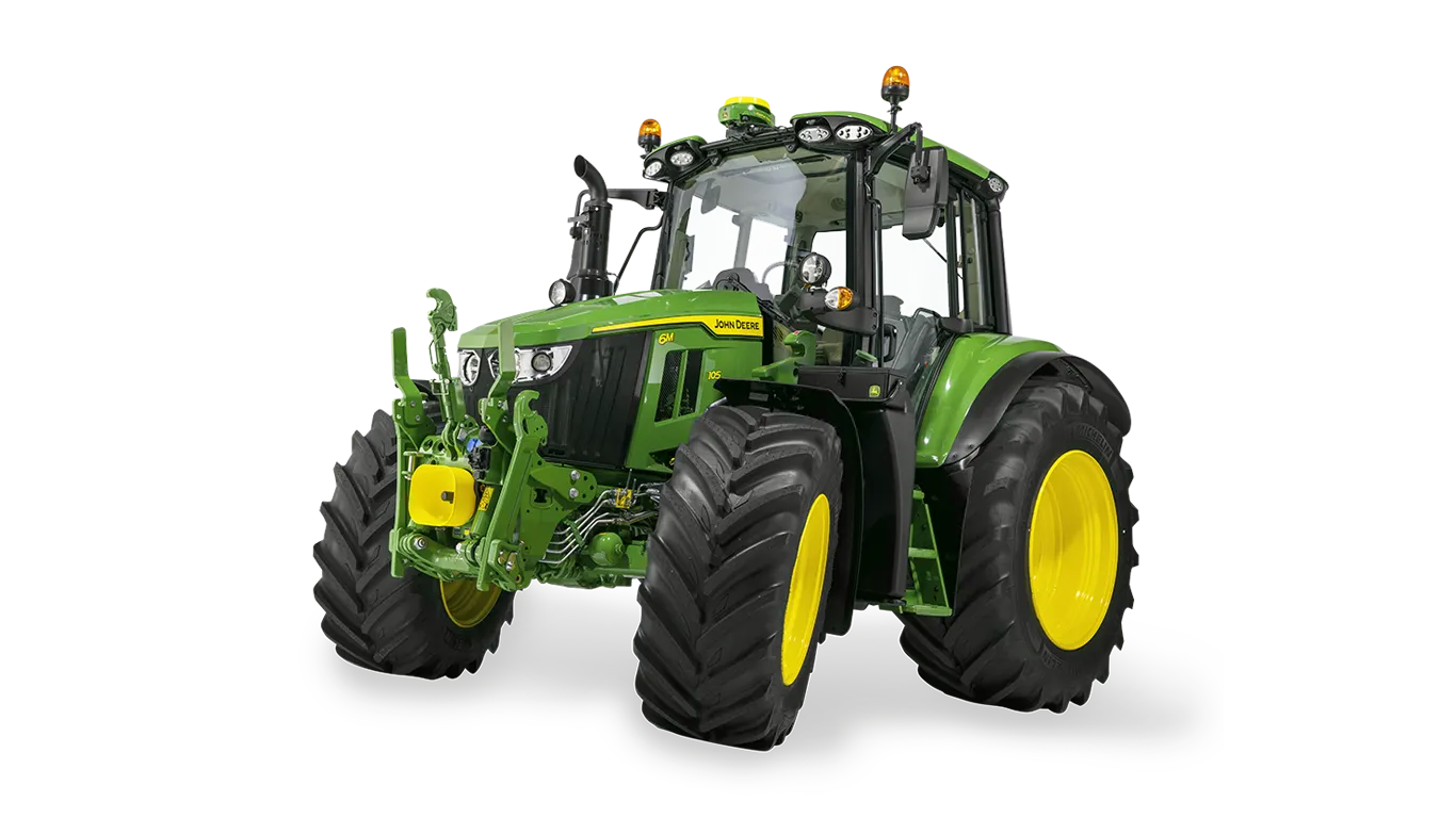Τρακτέρ καμπίνας 6M 105 - Μπροστινή αριστερή όψη