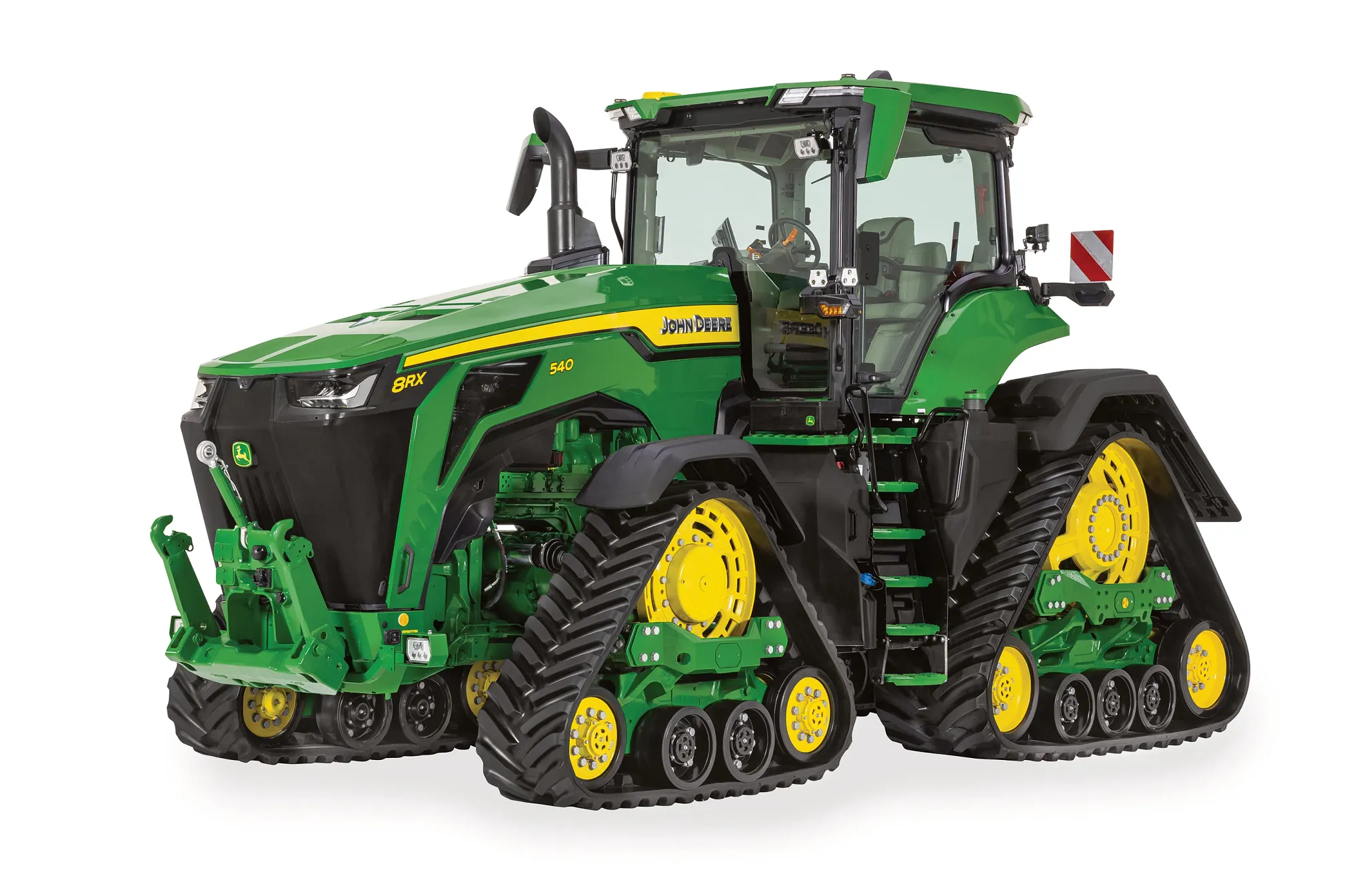 Αριστερή μπροστινή όψη του τρακτέρ 8R 540 στο στούντιο