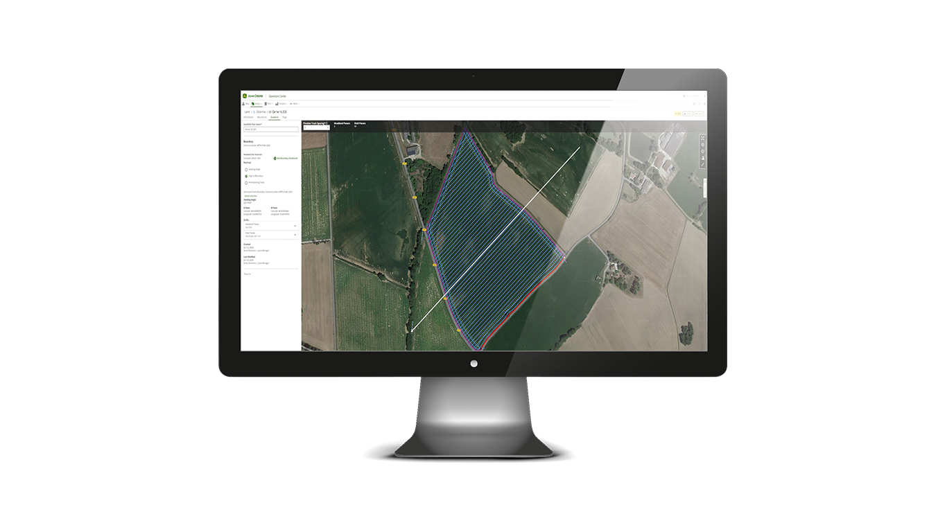 Οθόνη υπολογιστή προβαλλόμενης καθοδήγησης AutoPath - Μπροστινή όψη