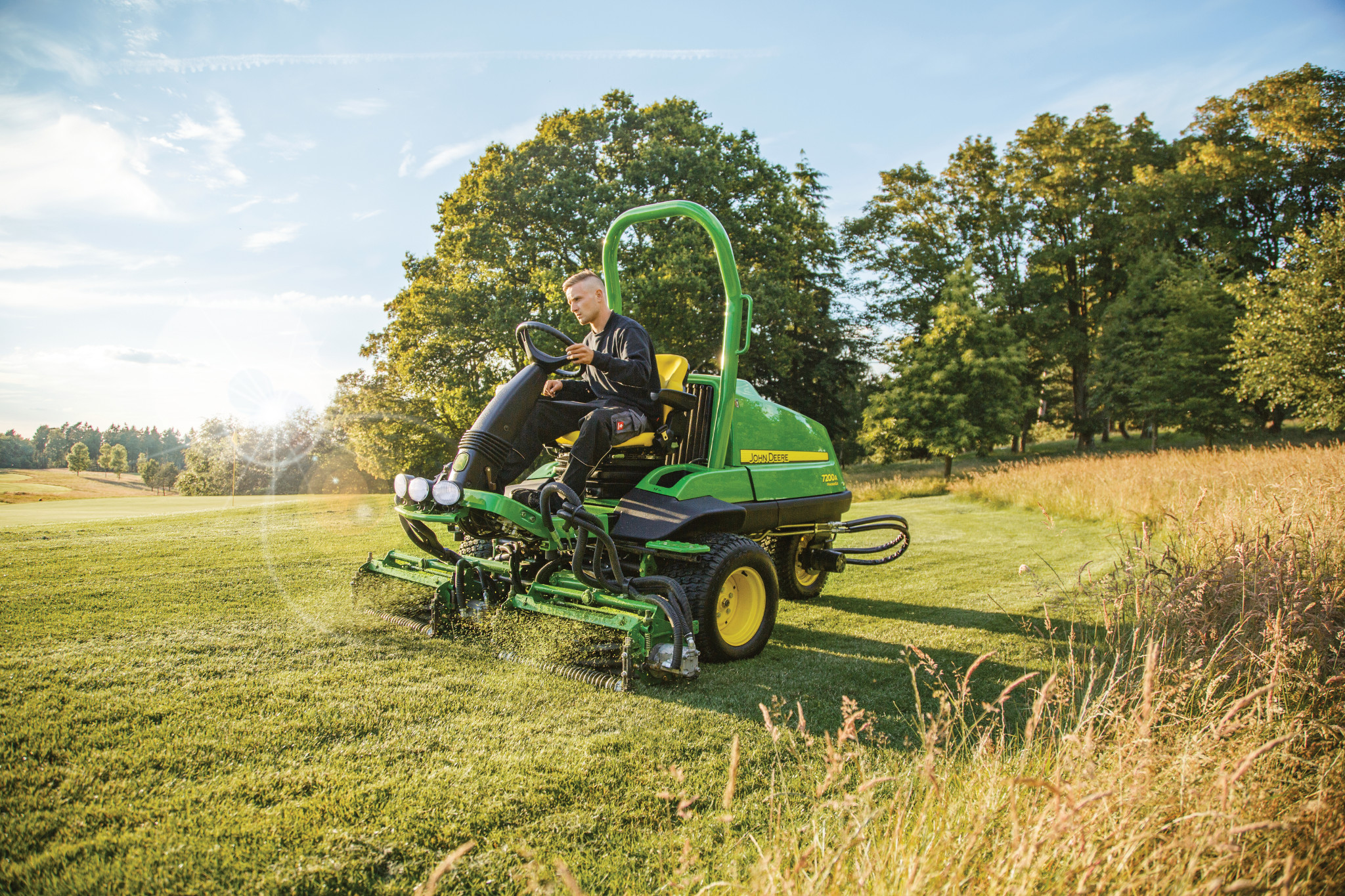 Γήπεδα γκολφ Ρουλεμάν Λίμνες Χλοοκοπτικά κυλινδρικής κοπής για γήπεδα