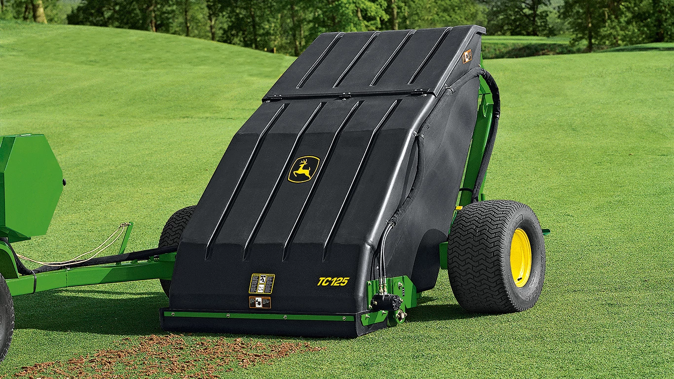 Σύστημα συλλογής John Deere TC125 - Μπροστινή αριστερή όψη