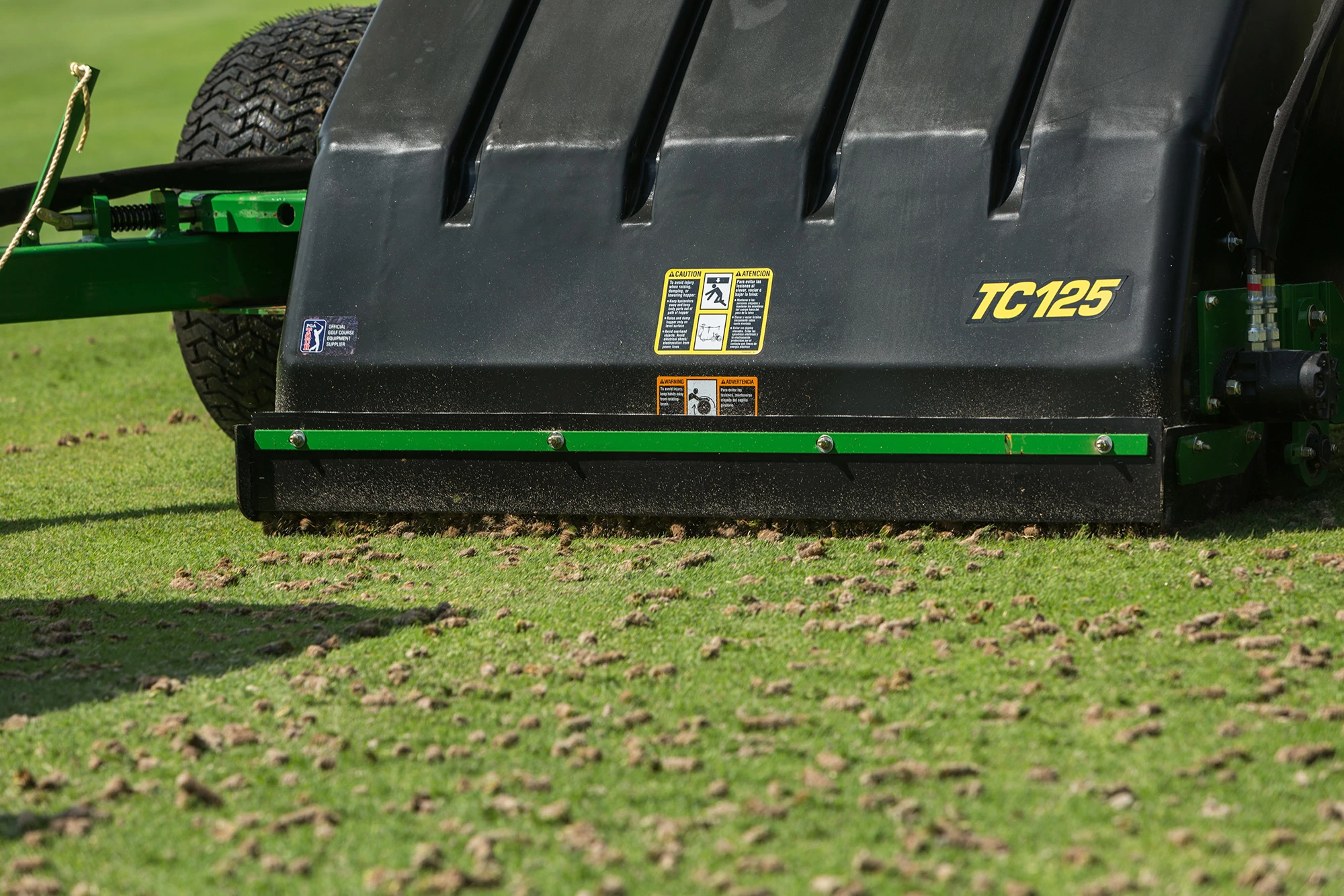 Αγρός, σύστημα συλλογής χλοοτάπητα TC125, TC125, σύστημα συλλογής υψηλής παραγωγικότητας