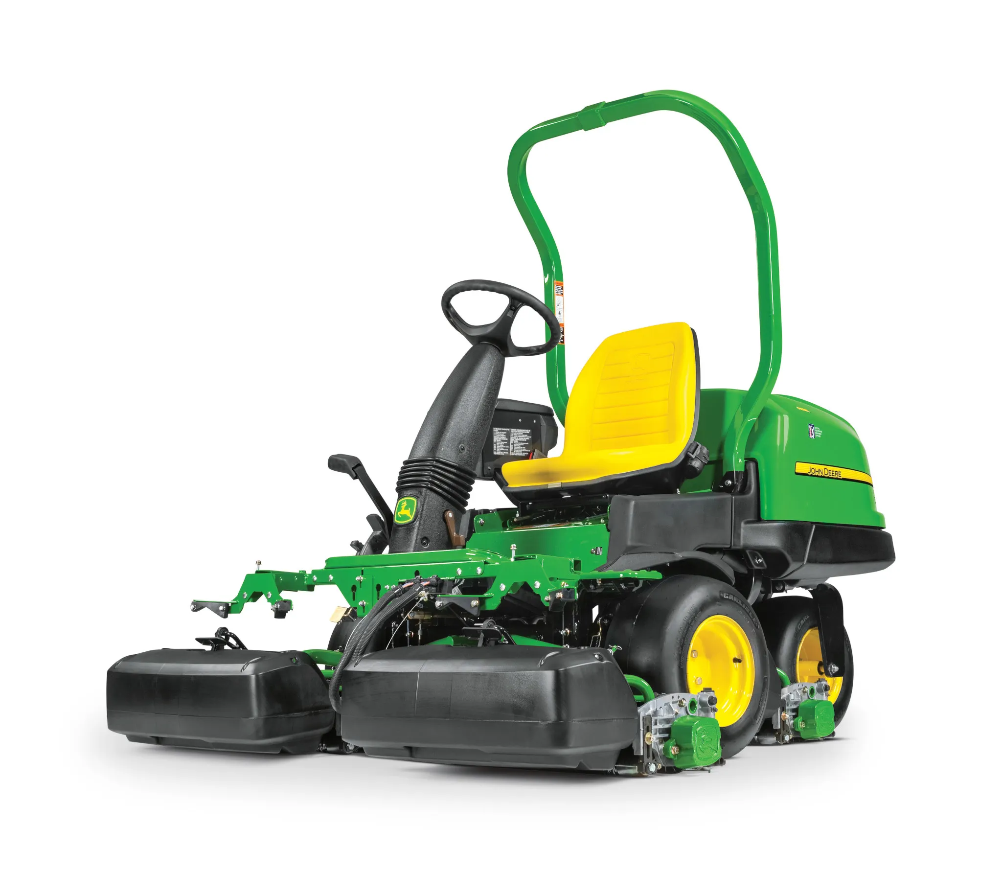 2500E Υβριδικό ECut Πετρελαιοκίνητο χλοοκοπτικό μηχάνημα με κάθισμα - Μπροστινή αριστερή όψη