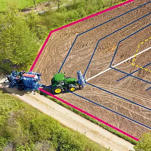 Αυτοματισμός John Deere με εξοπλισμό ακριβείας