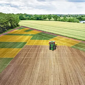 Διαχείριση ανά ζώνη John Deere σε χωράφι με μεταβλητότητα